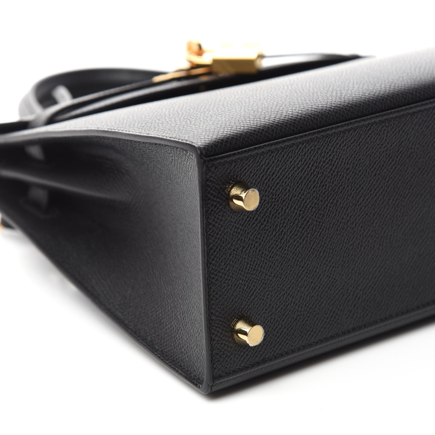 Hermes Epsom Kelly Sellier 25 Black 6 of 11