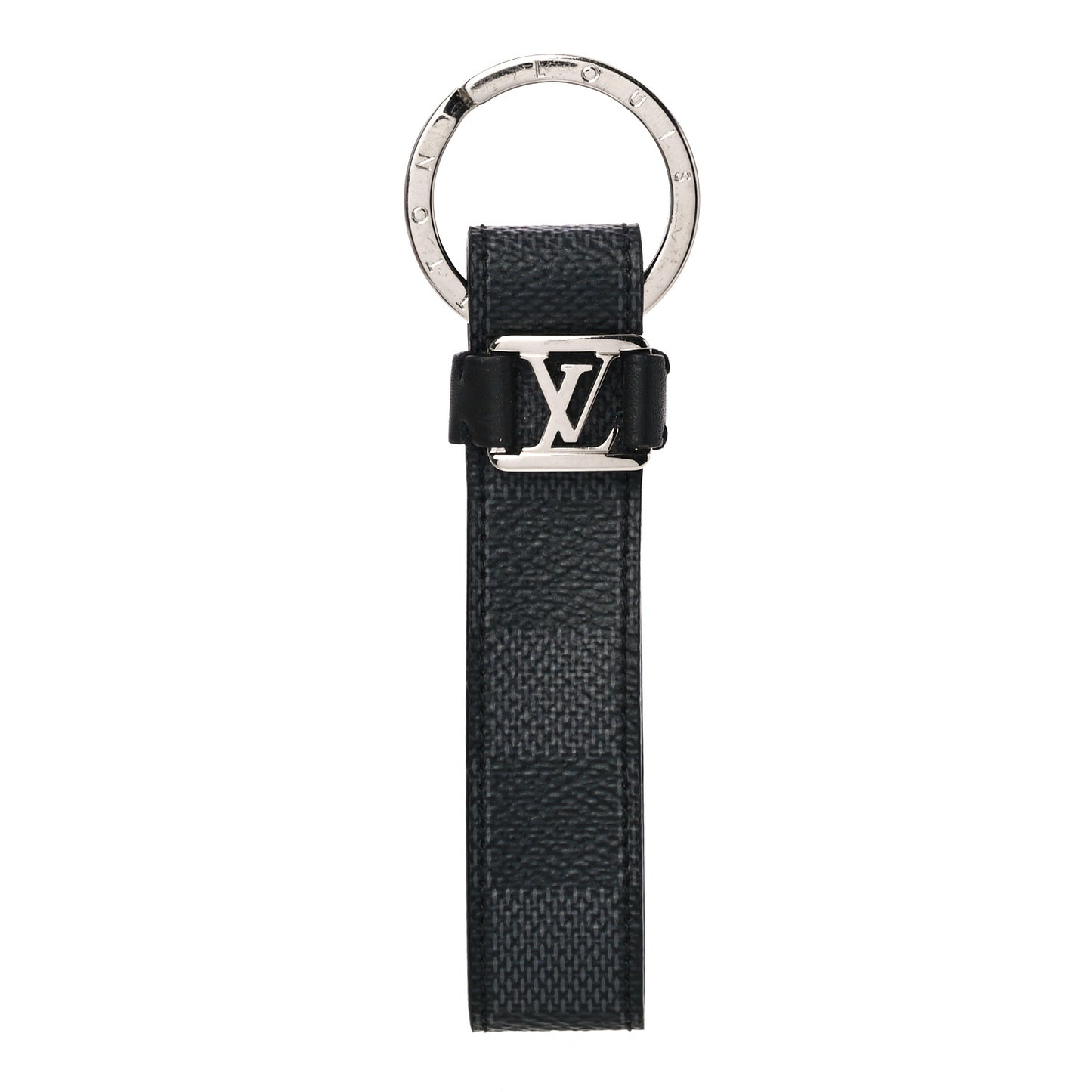 Damier Graphite LV Dragonne Key Holder