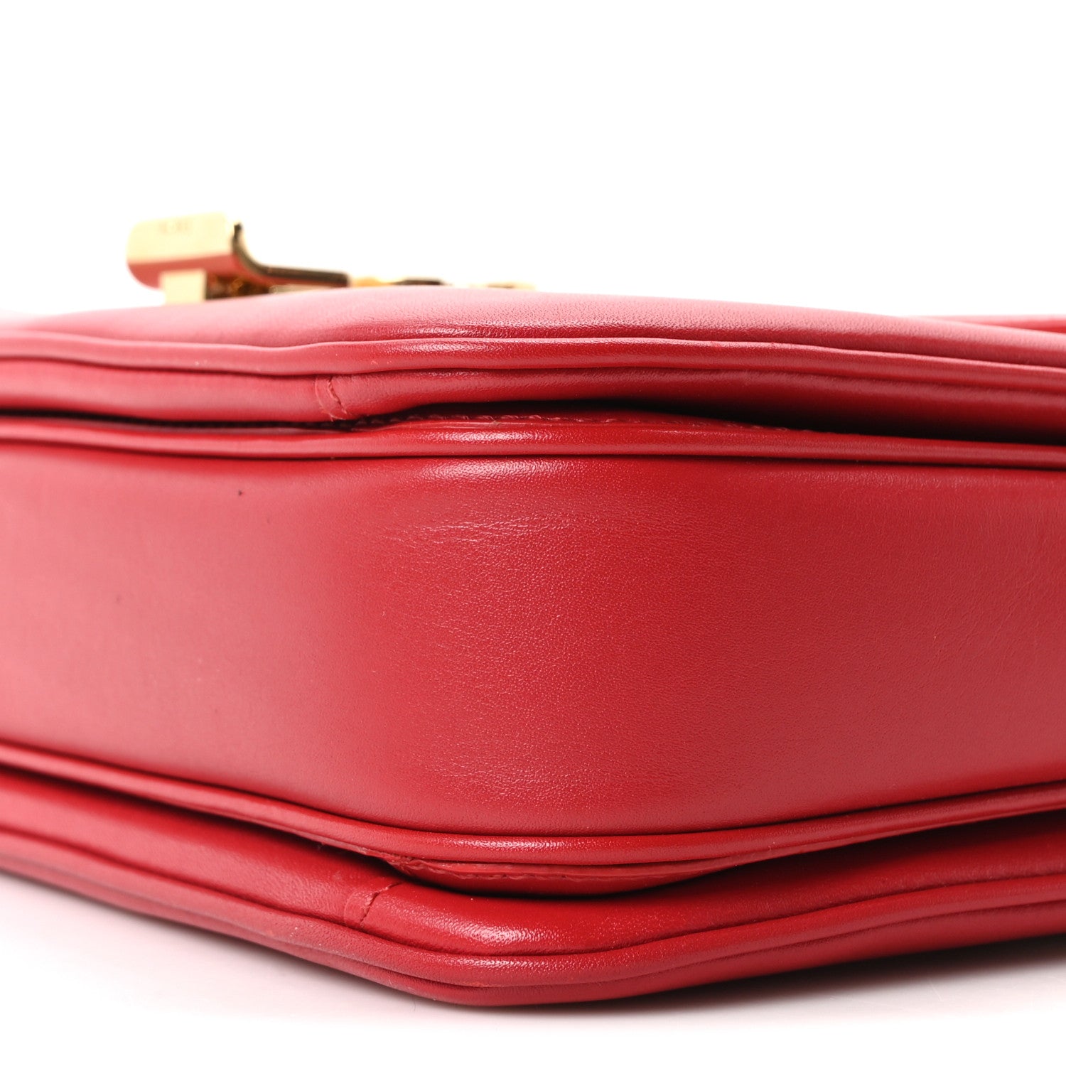 Celine Shiny Calfskin Medium C Bag Red 9 of 9