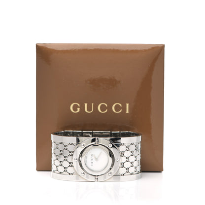 Gucci Stainless Steel Mother of Pearl 33mm Twirl Quartz Watch 5 of 5