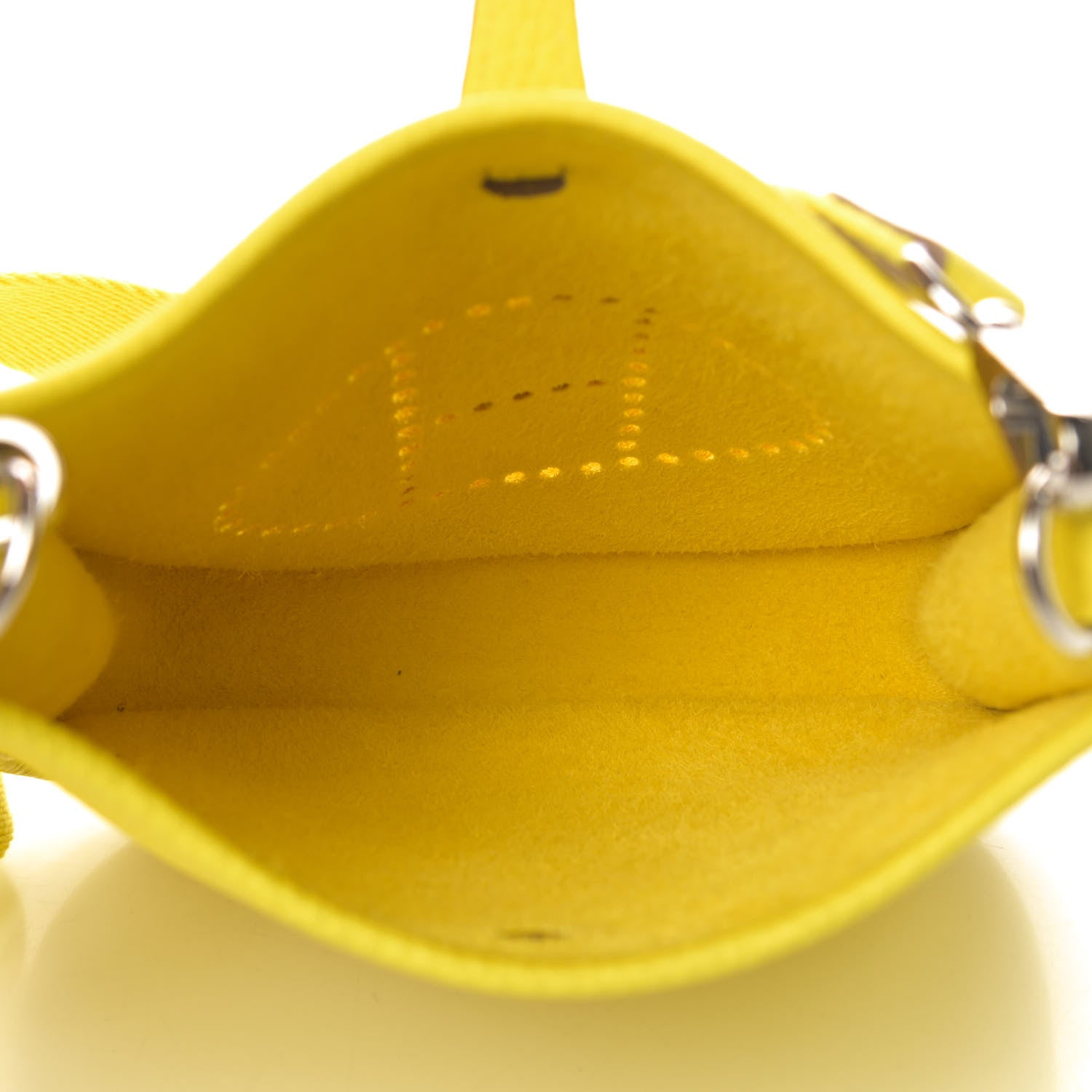 Hermes Taurillon Clemence Evelyne TPM Lime 5 of 11