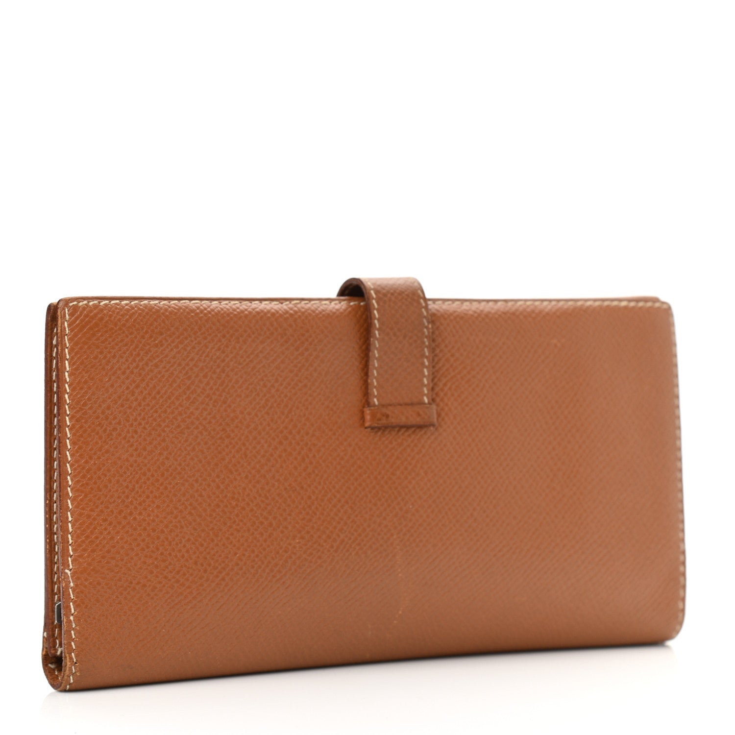 Hermes Epsom Bearn Gusset Wallet Gold 3 of 8