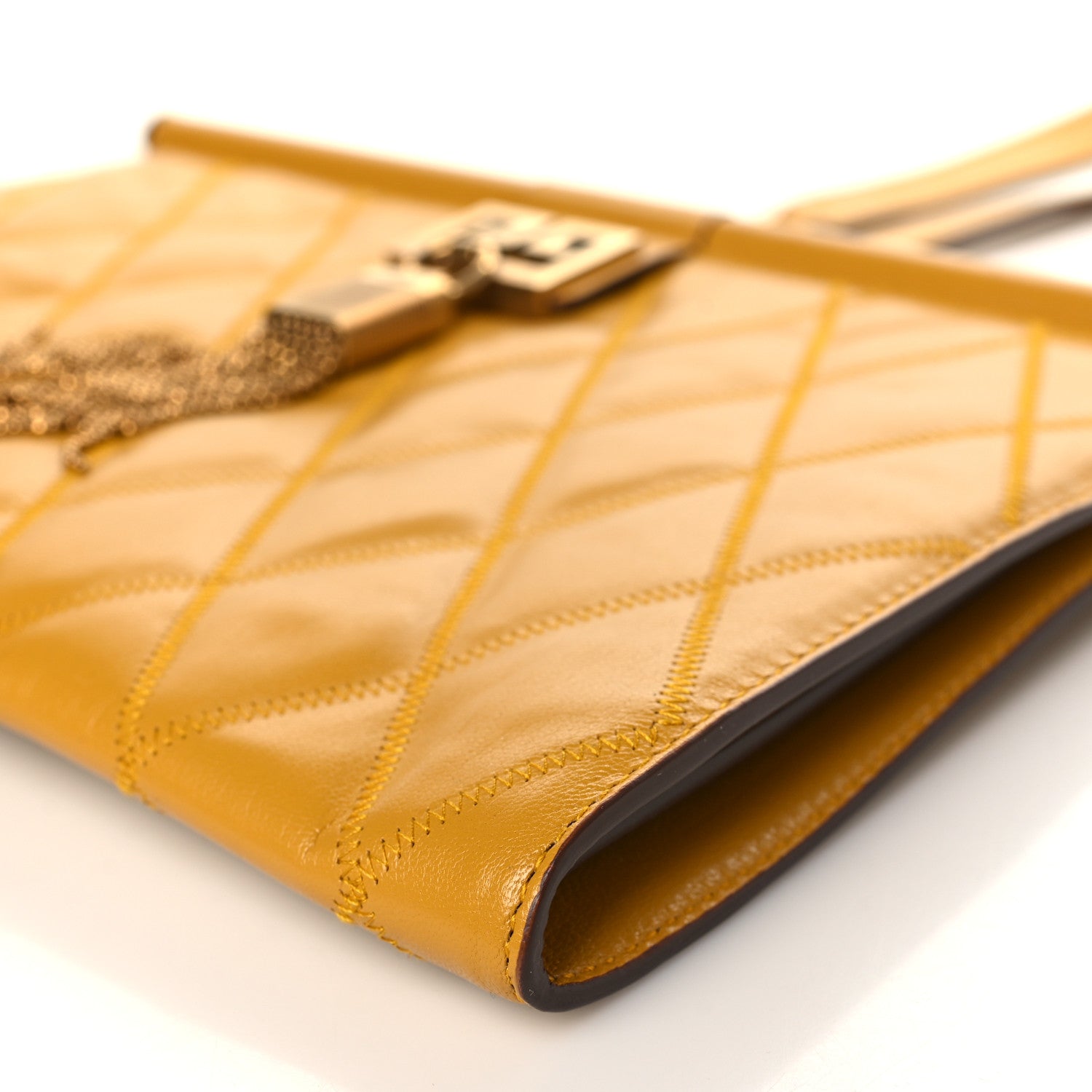 Givenchy Goatskin Quilted Medium Gem Bag Golden 8 of 8