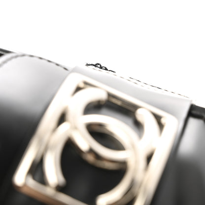 Chanel Calfskin Metal CC Loafers 35 Black 10 of 13