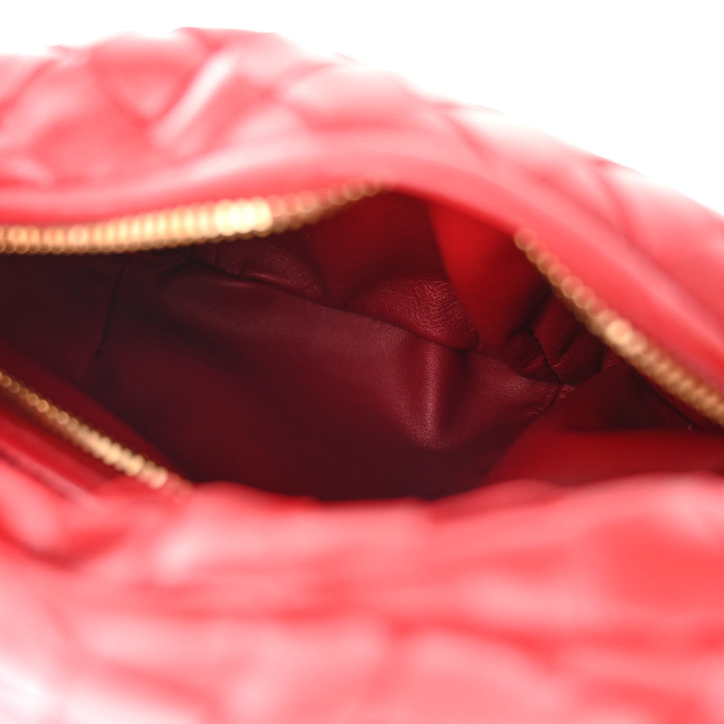 Nappa Intrecciato Mini Jodie Dark Red