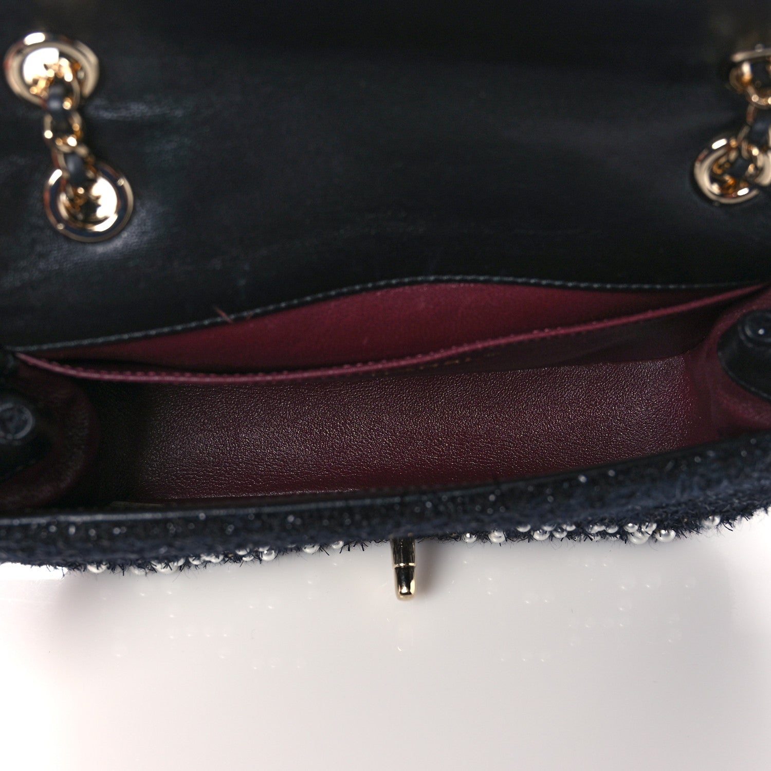 Chanel Tweed Pearl Small Cosmos Flap Black 4 of 11