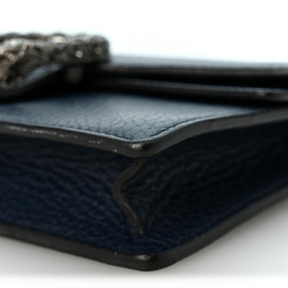 Gucci Dollar Calfskin Crystal Super Mini Dionysus Shoulder Bag Blue Agata Black Diamond 9 of 9