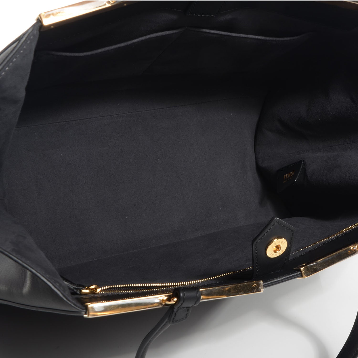 Fendi Vitello Elite Large 3Jours Tote Black 5 of 10