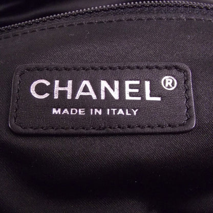 Chanel Leather Pleated Hobo Black 8 of 11
