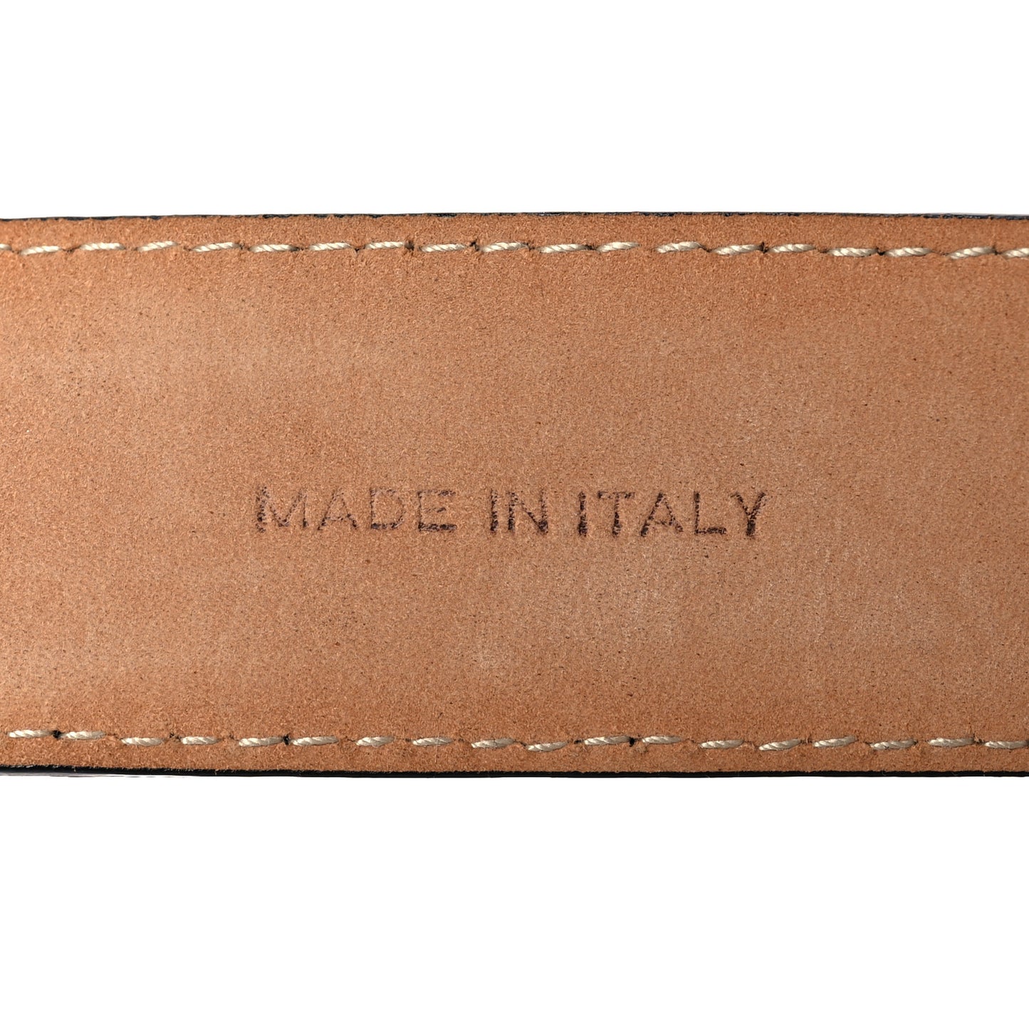 Metallic Calfskin Crystal Logo Belt 90 36 Gold