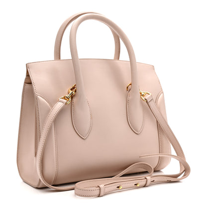 Alexander McQueen Sweet Calfskin Small Heroine 30 Nude 3 of 17