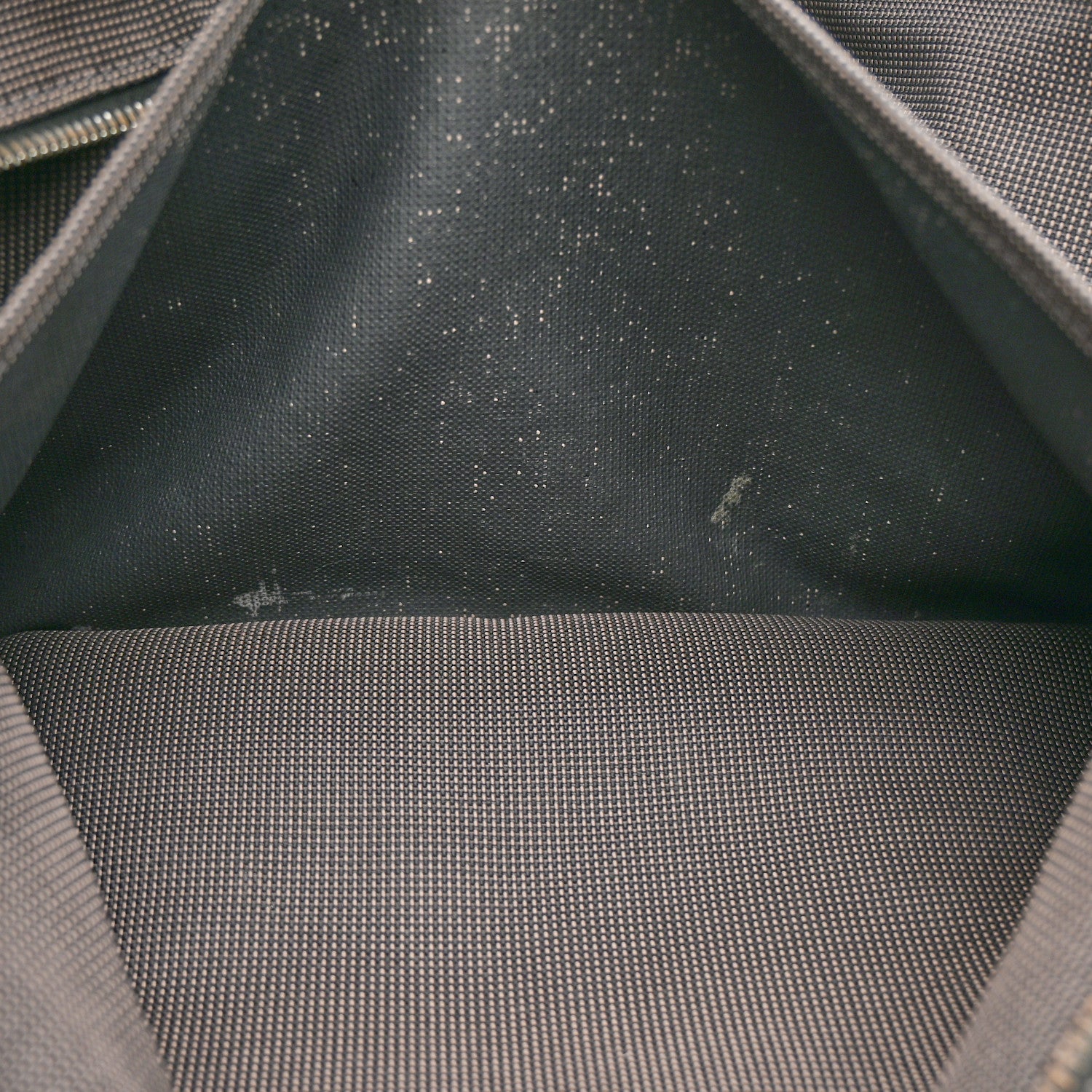 Hermes Canvas Herline MM Tote Grey 10 of 12