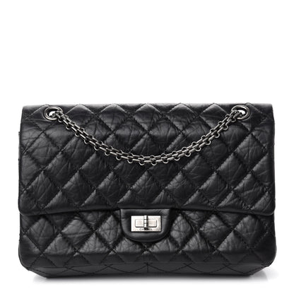 Chanel Aged Calfskin Quilted 2.55 Reissue 226 Flap Black 1 of 12