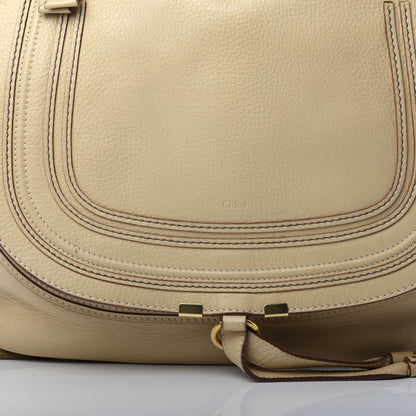Chloe Calfskin Large Marcie Hobo Beige 10 of 17