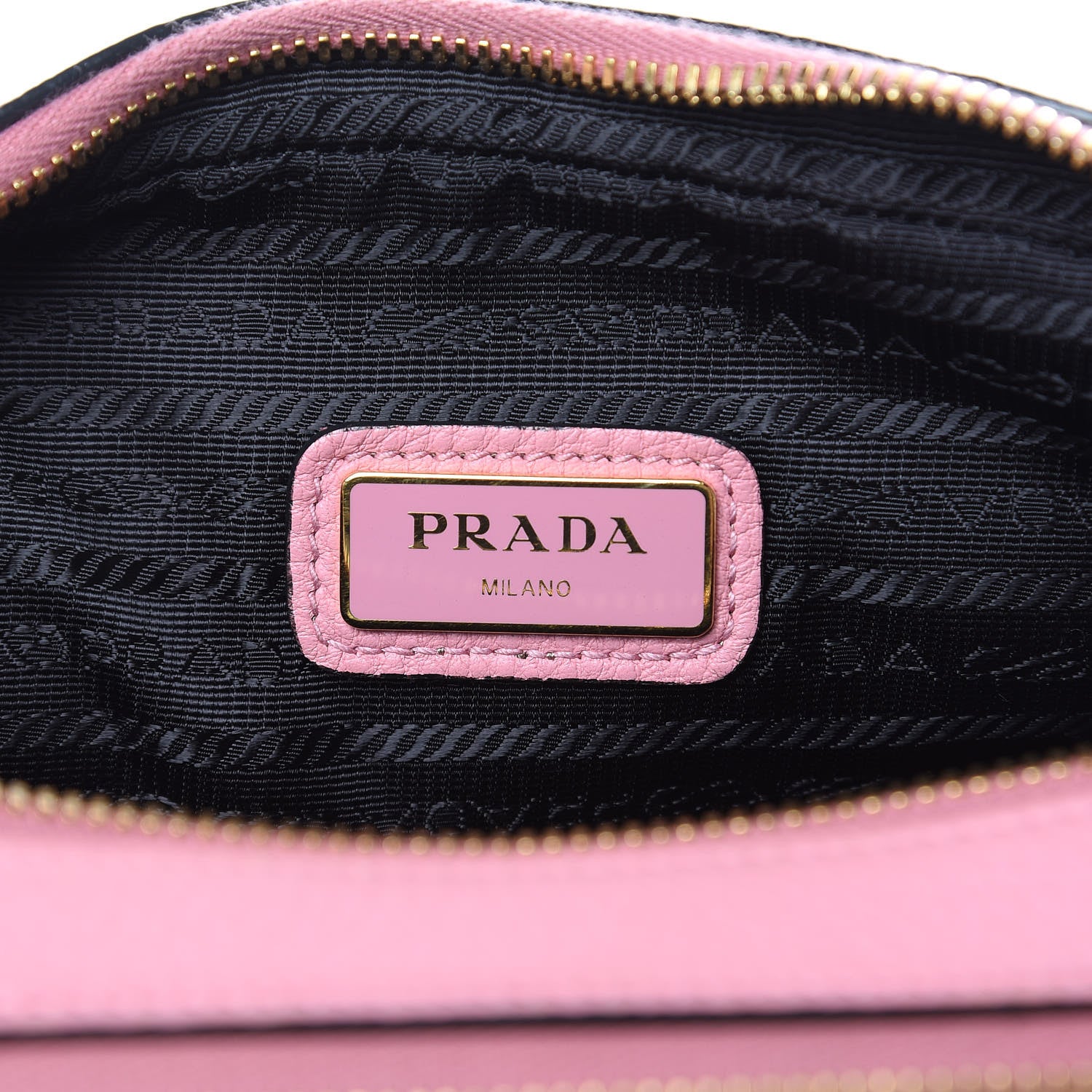 Prada Vitello Daino Medium Double Zip Shoulder Bag Petalo 7 of 12