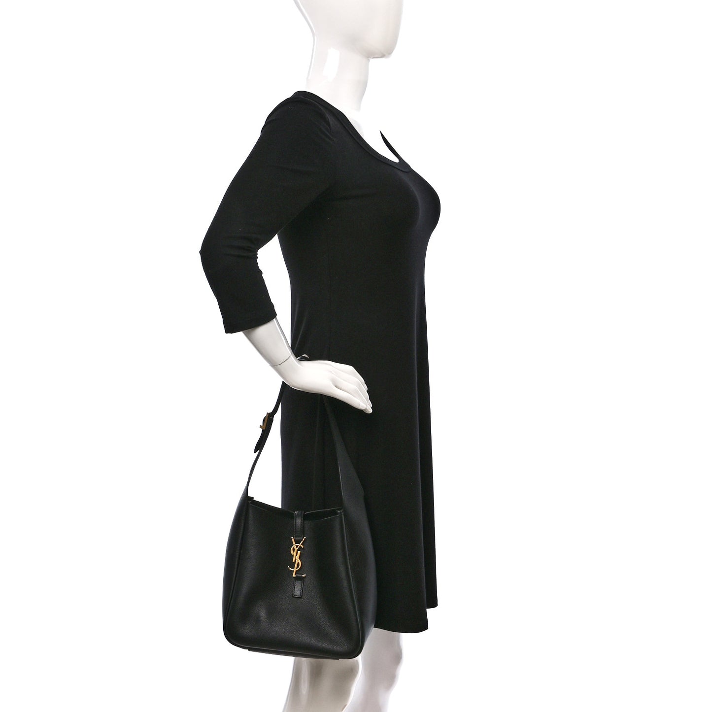 Smooth Calfskin Small Le 5 A 7 Soft Hobo Black