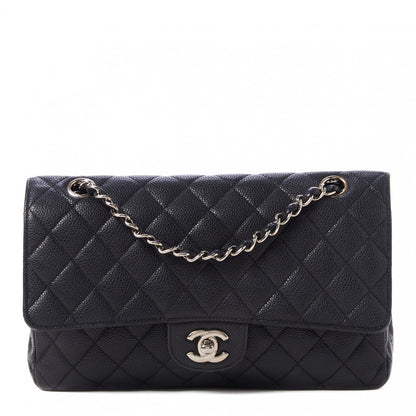 Chanel Caviar Quilted Medium Double Flap Black 1 of 9