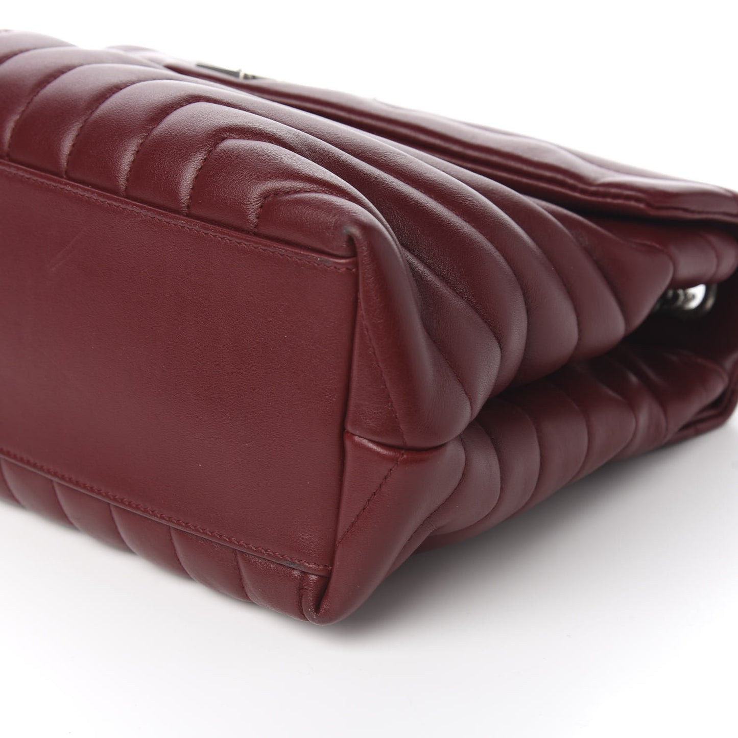 Calfskin Y Quilted Monogram Medium Loulou Chain Satchel Palissandre