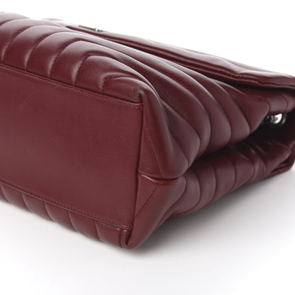 Saint Laurent Calfskin Y Quilted Monogram Medium Loulou Chain Satchel Palissandre 8 of 9
