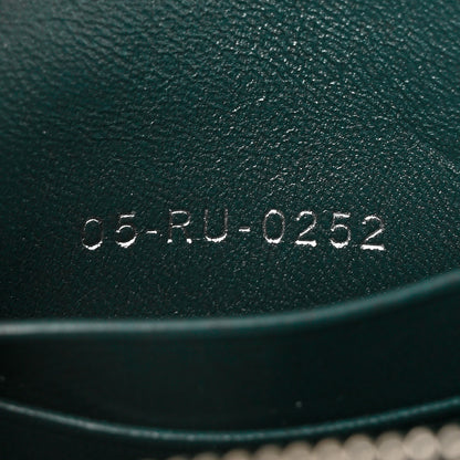 Christian Dior Canvas Macrocannage Caro Pouch Green Multicolor 7 of 12