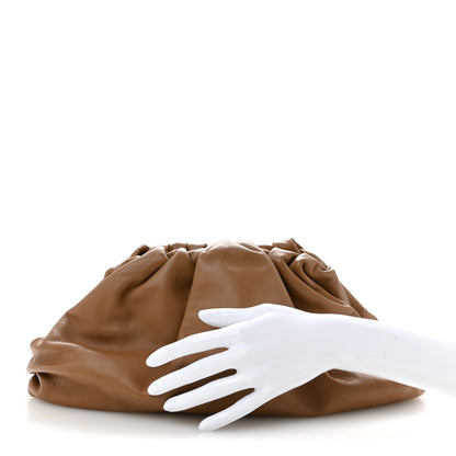 Bottega Veneta Smooth Butter Calf The Pouch Oversized Clutch Teak 2 of 10