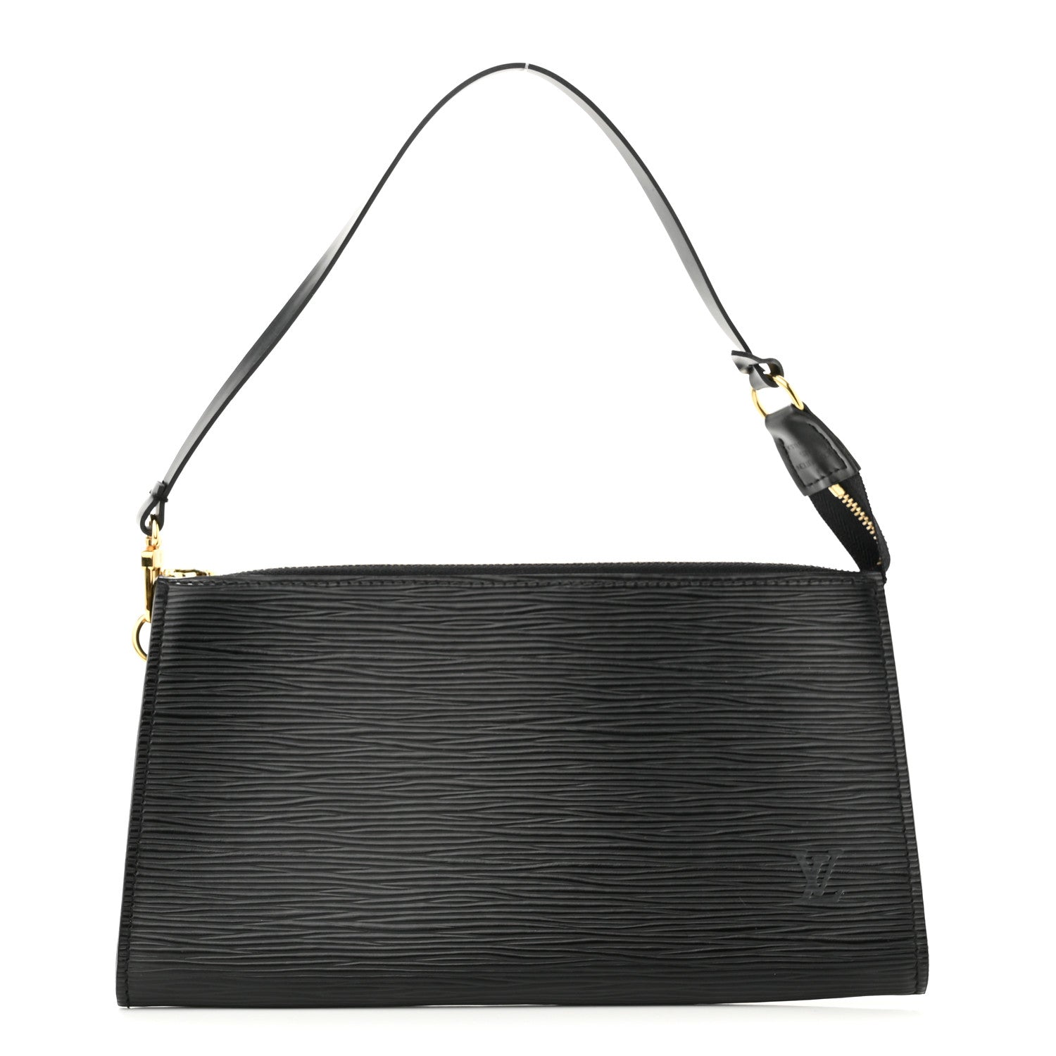 Louis Vuitton Epi Pochette Accessories 24 Black 1 of 9