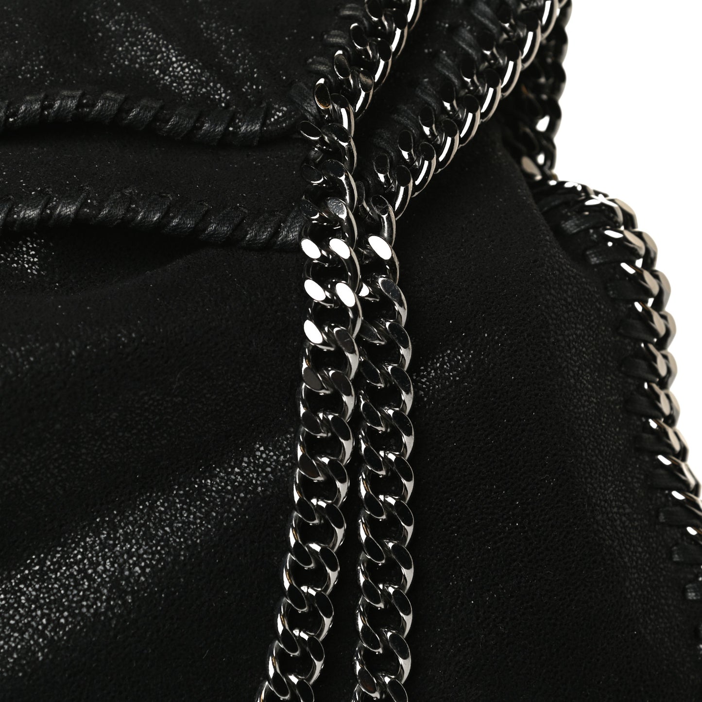 Shaggy Deer Small Falabella Tote Black