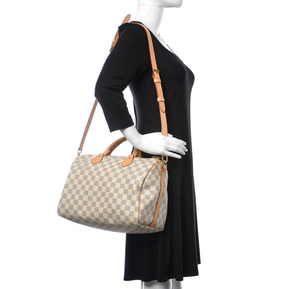 Louis Vuitton Damier Azur Speedy Bandouliere 30 2 of 16