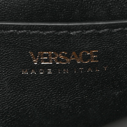 Versace Grained Calfskin Small La Medusa Top Handle Bag Black 5 of 12