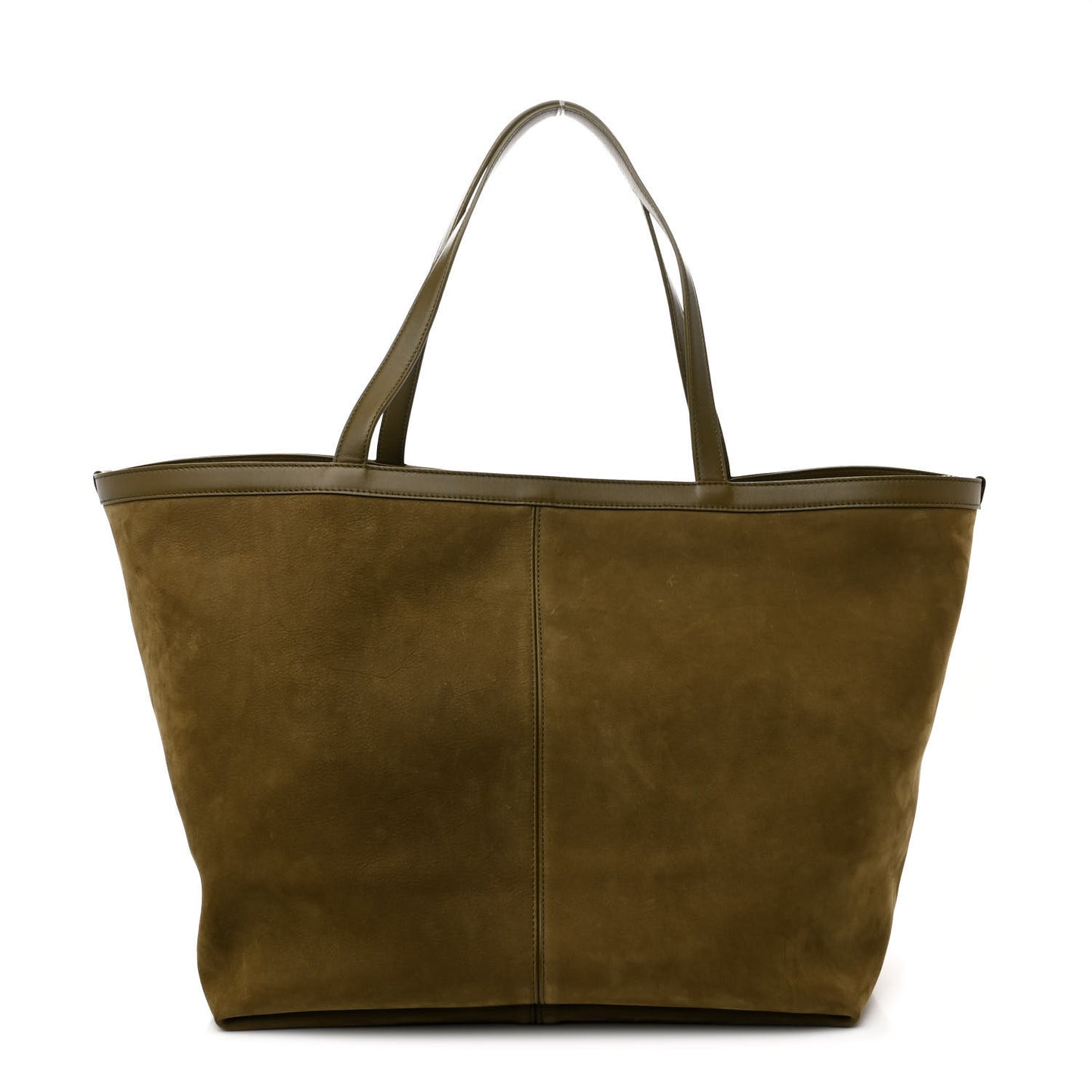 Suede Nappa Intrecciato Large Flip Flap Tote Mud