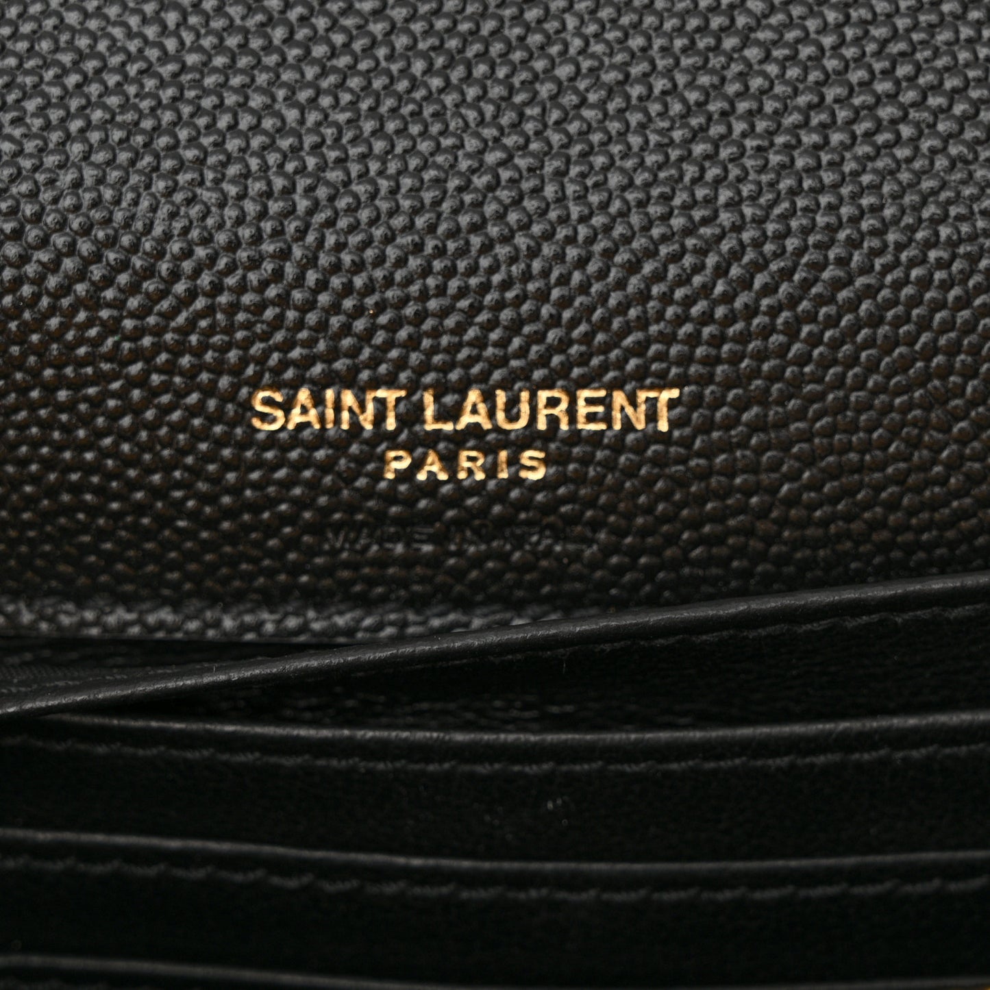 Grain De Poudre Monogram Kate Belt Bag Black