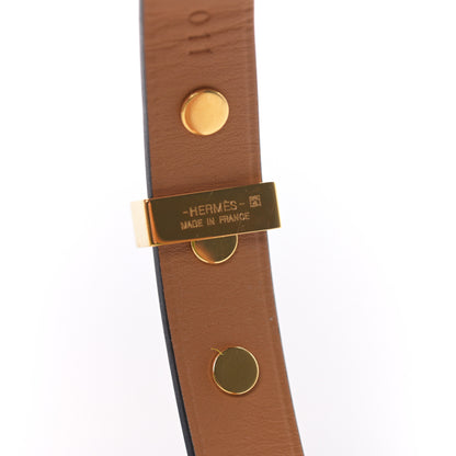 Hermes Swift Mini Dog Clous Ronds Bracelet T2 Bleu Du Nord 4 of 6
