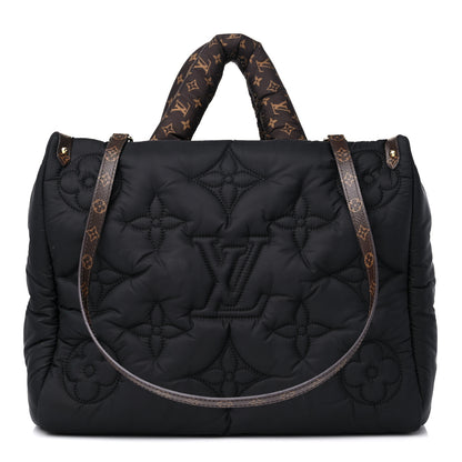 Louis Vuitton Econyl Monogram Pillow Giant Onthego MM Black 1 of 12
