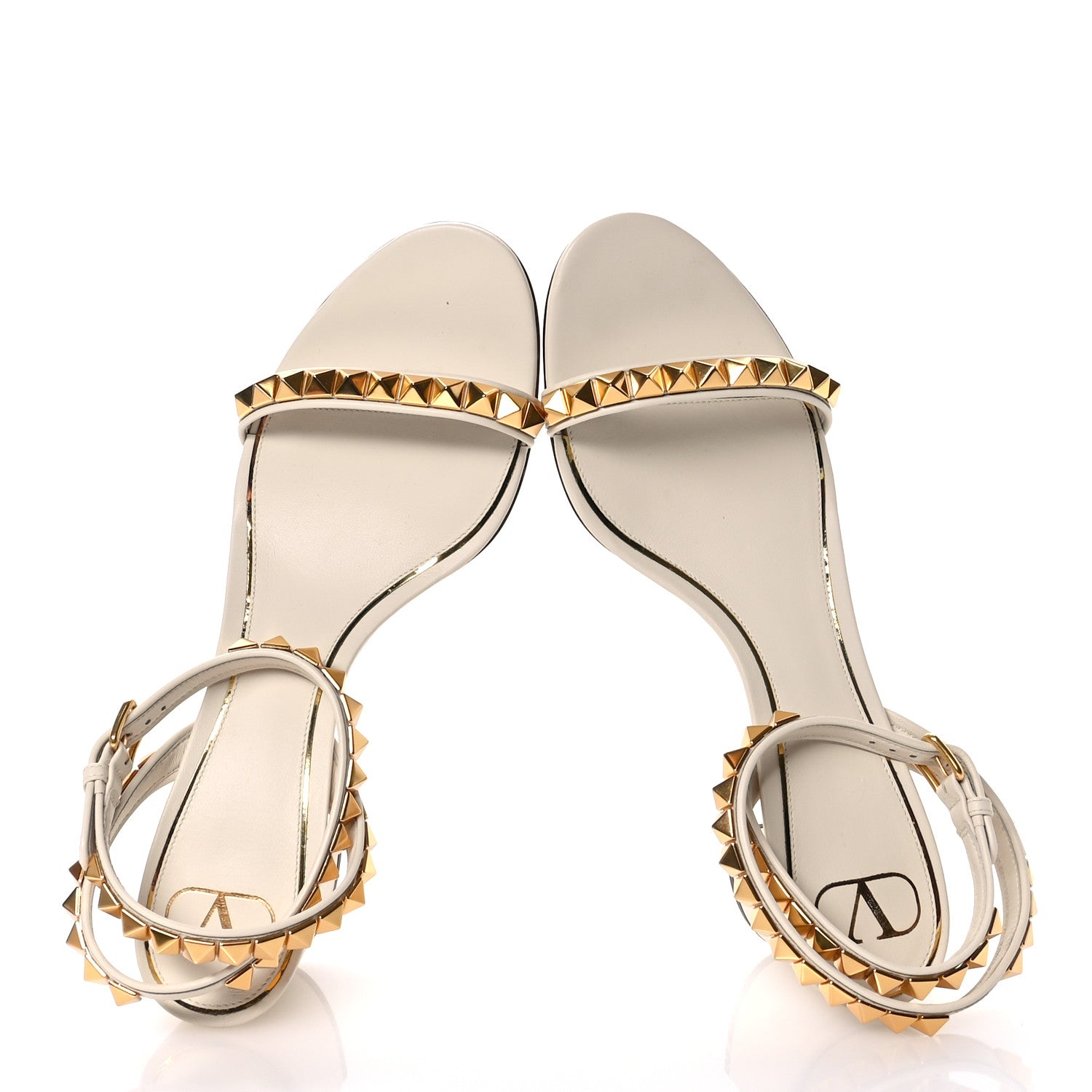 Valentino Garavani Calfskin Rockstud No Limit 60mm Sandals 41