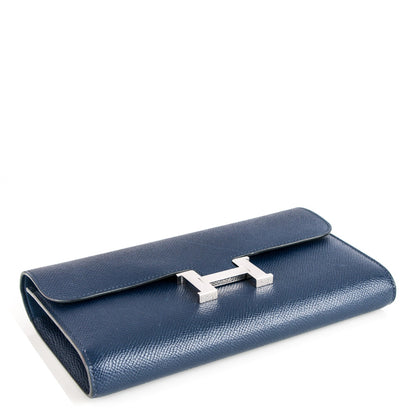 Hermes Epsom Constance Long Wallet Bleu Saphir 4 of 6