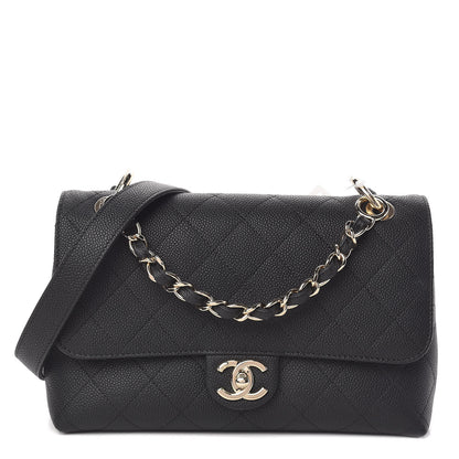 Chanel Caviar Quilted City Walk Flap Black 1 of 11