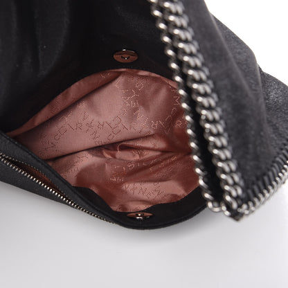 Stella McCartney Shaggy Deer Falabella Fold Over Clutch Black 5 of 7