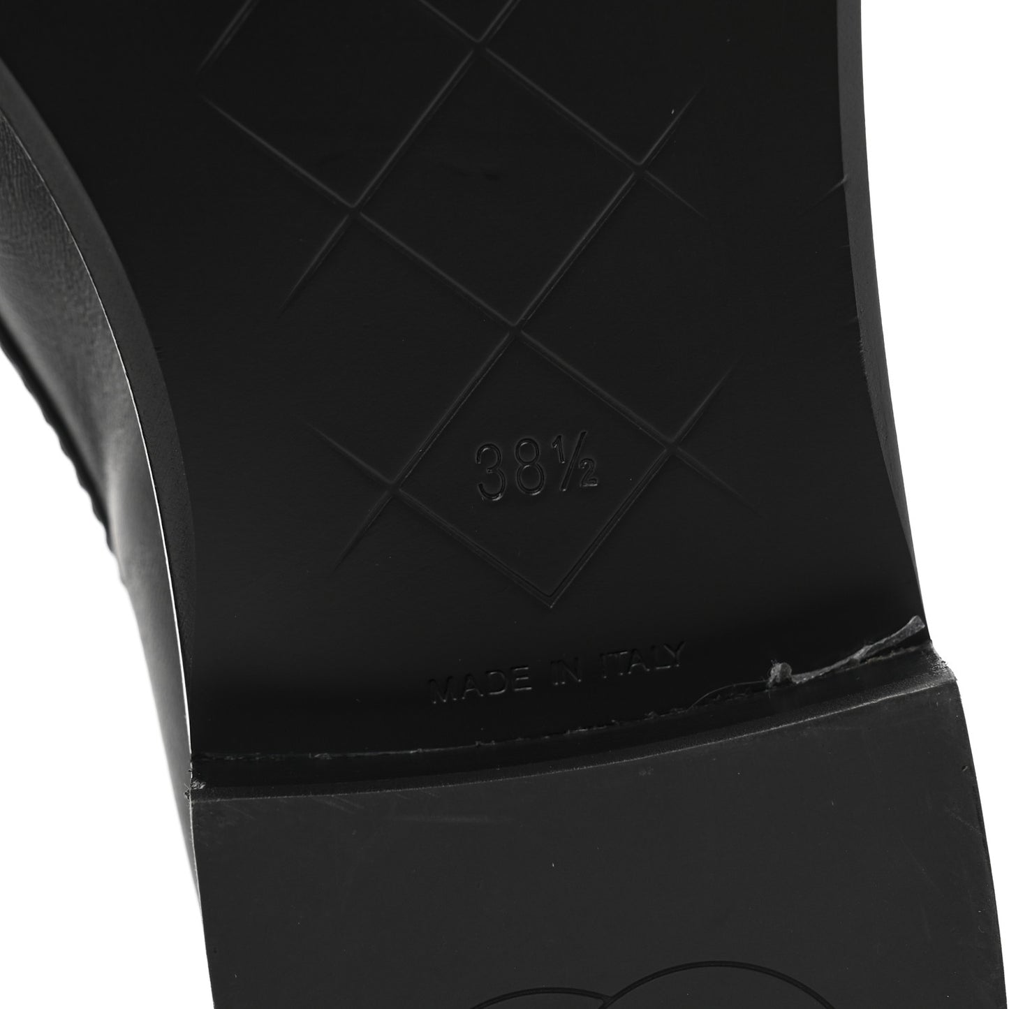 Lambskin Quilted CC Turnlock Loafers 38.5 Black