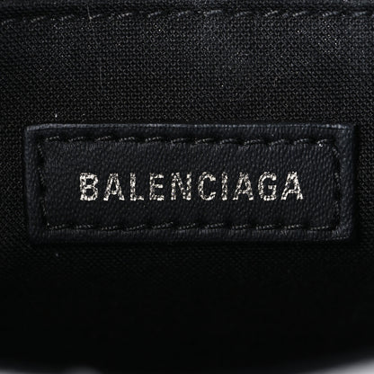 Balenciaga Denim Patchwork Small Hourglass Top Handle Bag White 6 of 13