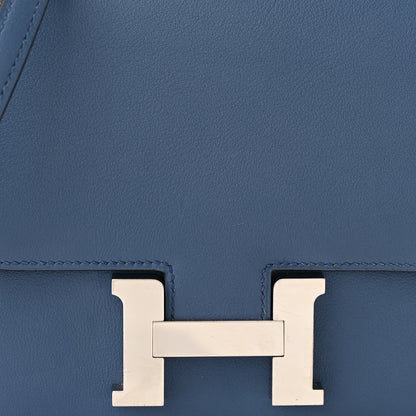 Hermes Tadelakt Constance 18 Bleu Agate 8 of 10