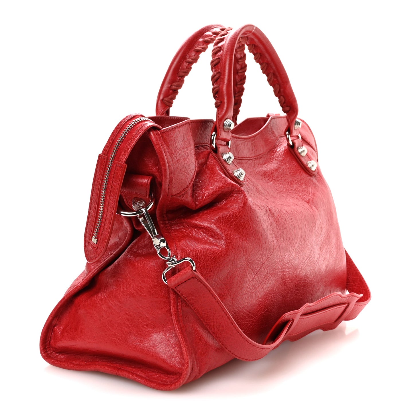 Agneau Giant 12 Silver Hardware City Coquelicot
