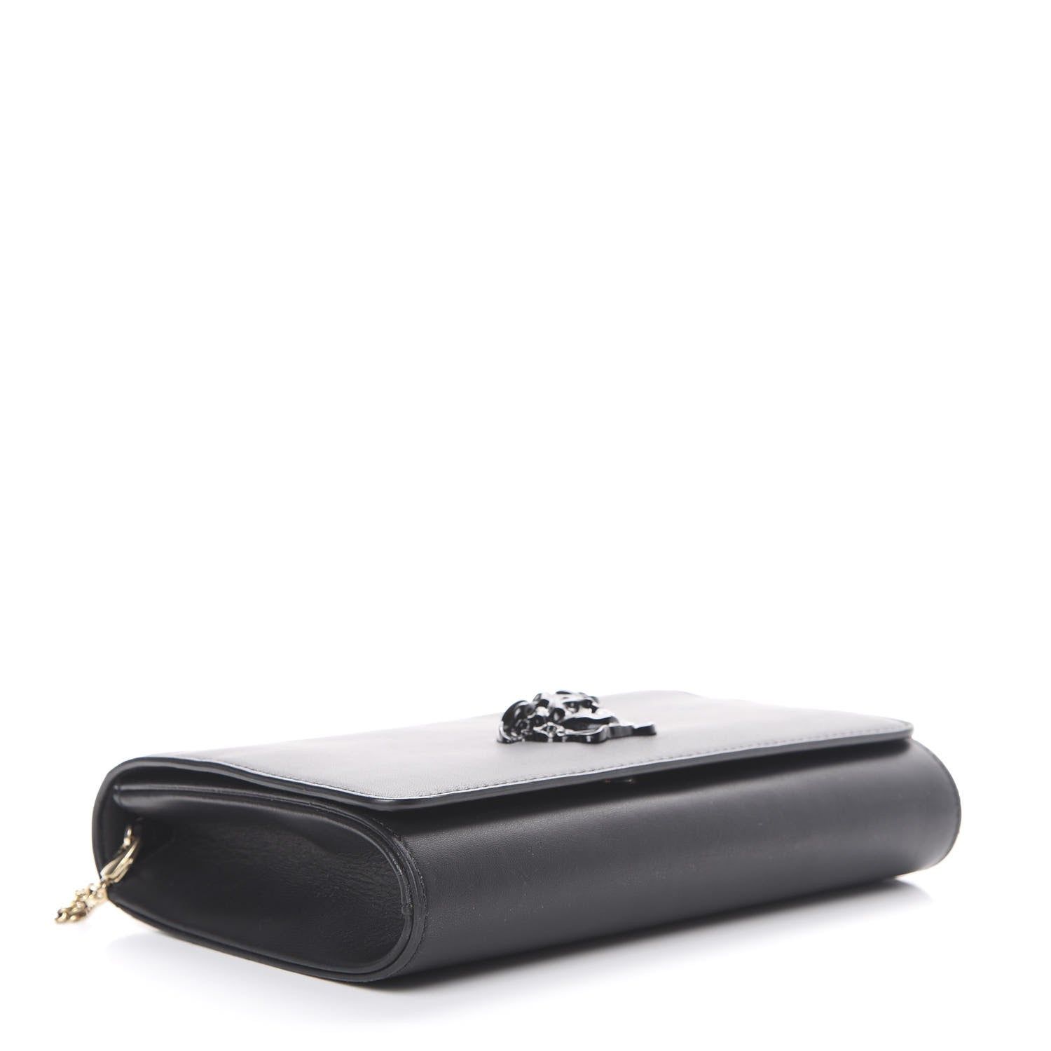 Versace Vitello Palazzo Medusa Evening Clutch Bag Black 3 of 9