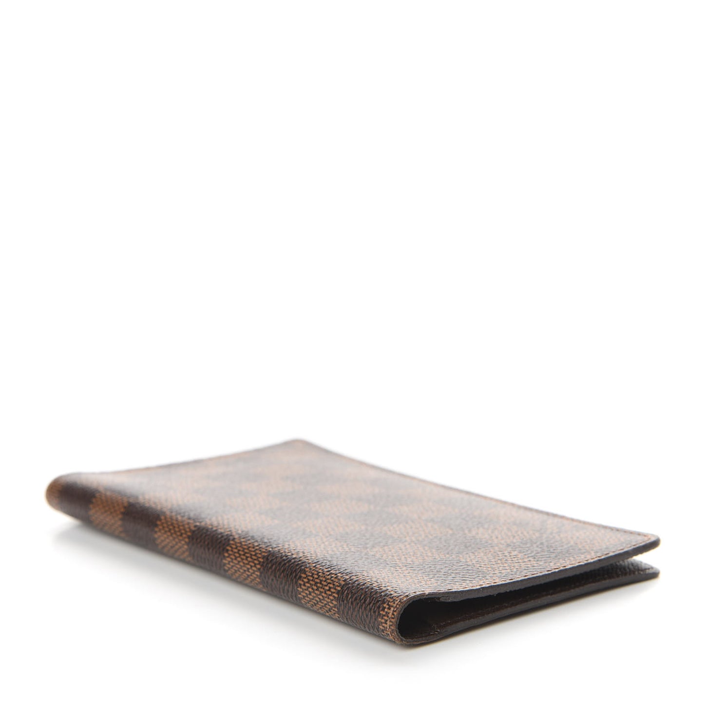 Damier Ebene Checkbook Cover Wallet