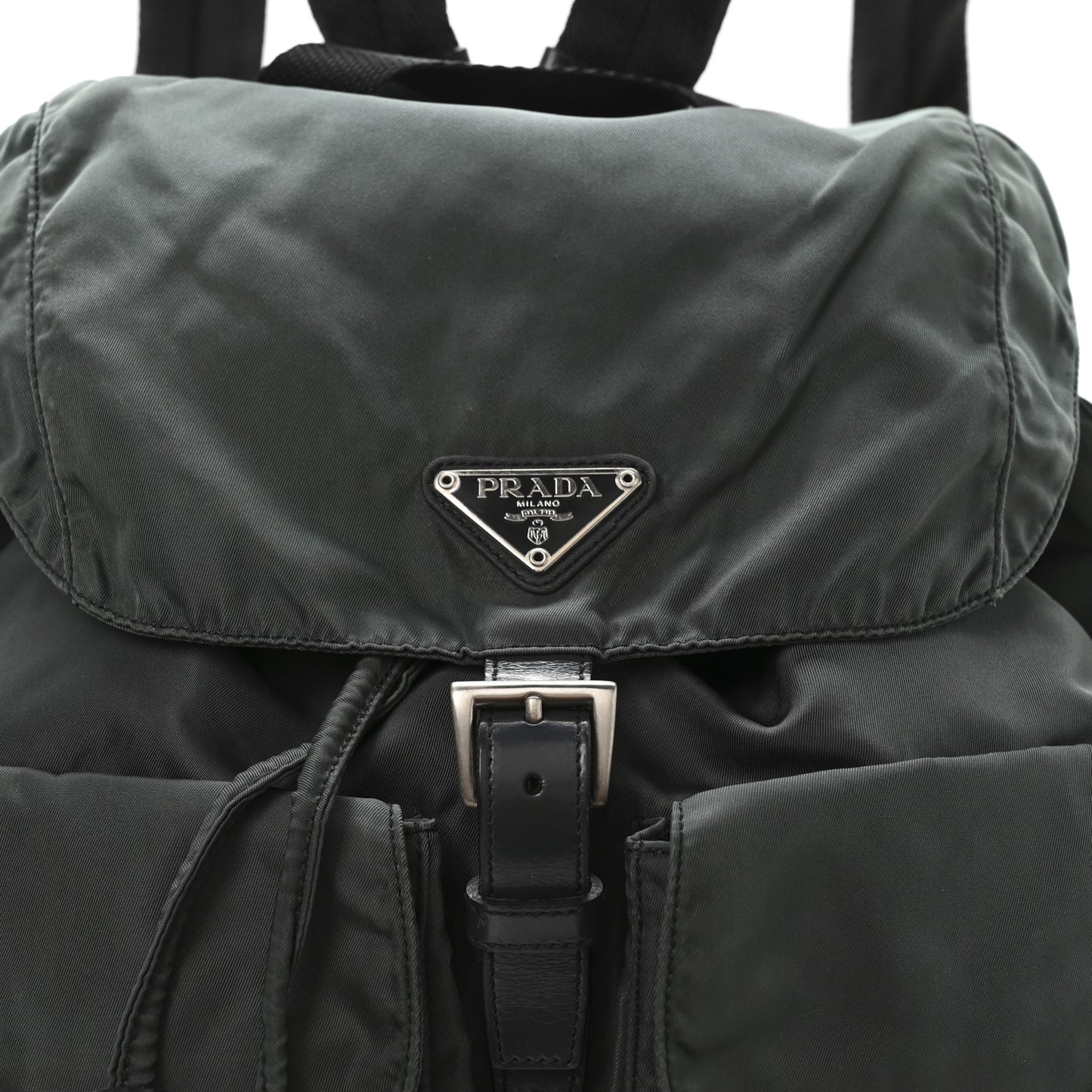 Nylon Vela Medium Backpack Green