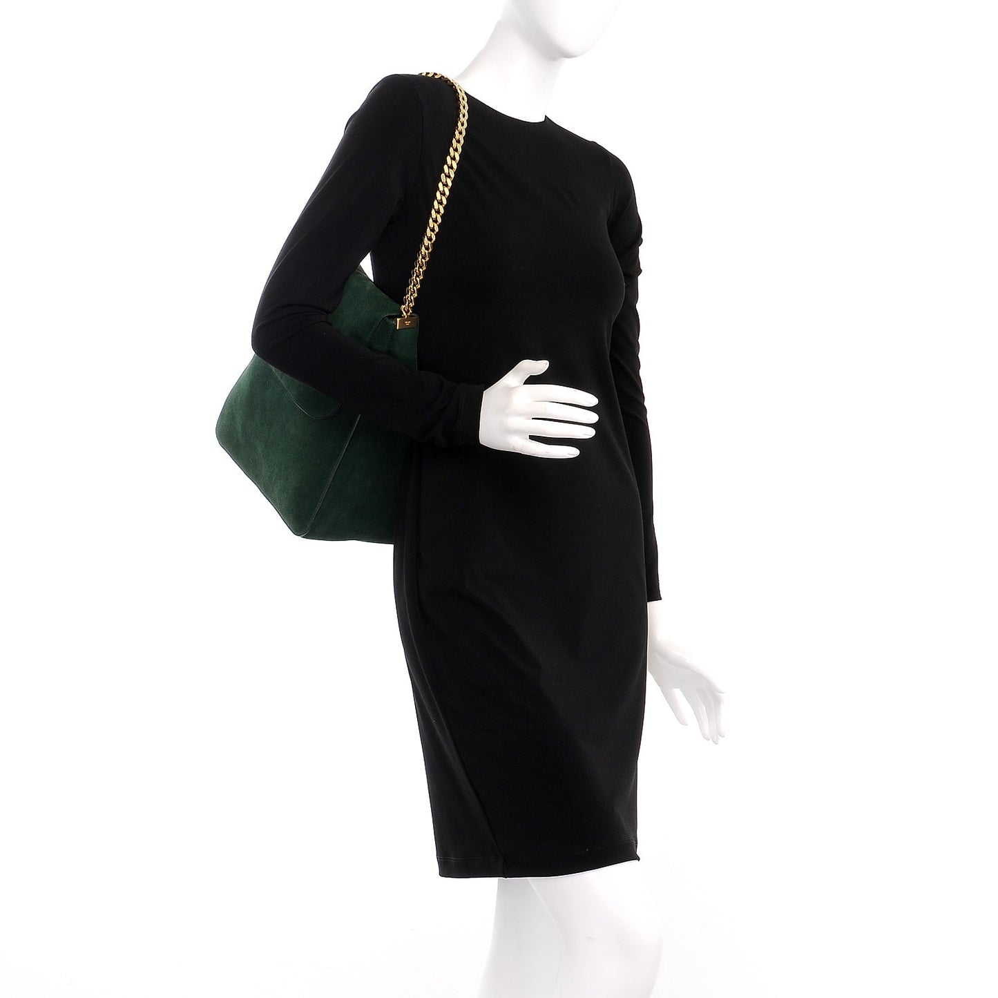 Suede Medium Gourmette Emerald
