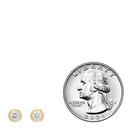 Tiffany 18K Yellow Gold Diamond .54ctw Elsa Peretti Diamonds By The Yard Earrings 2 of 5