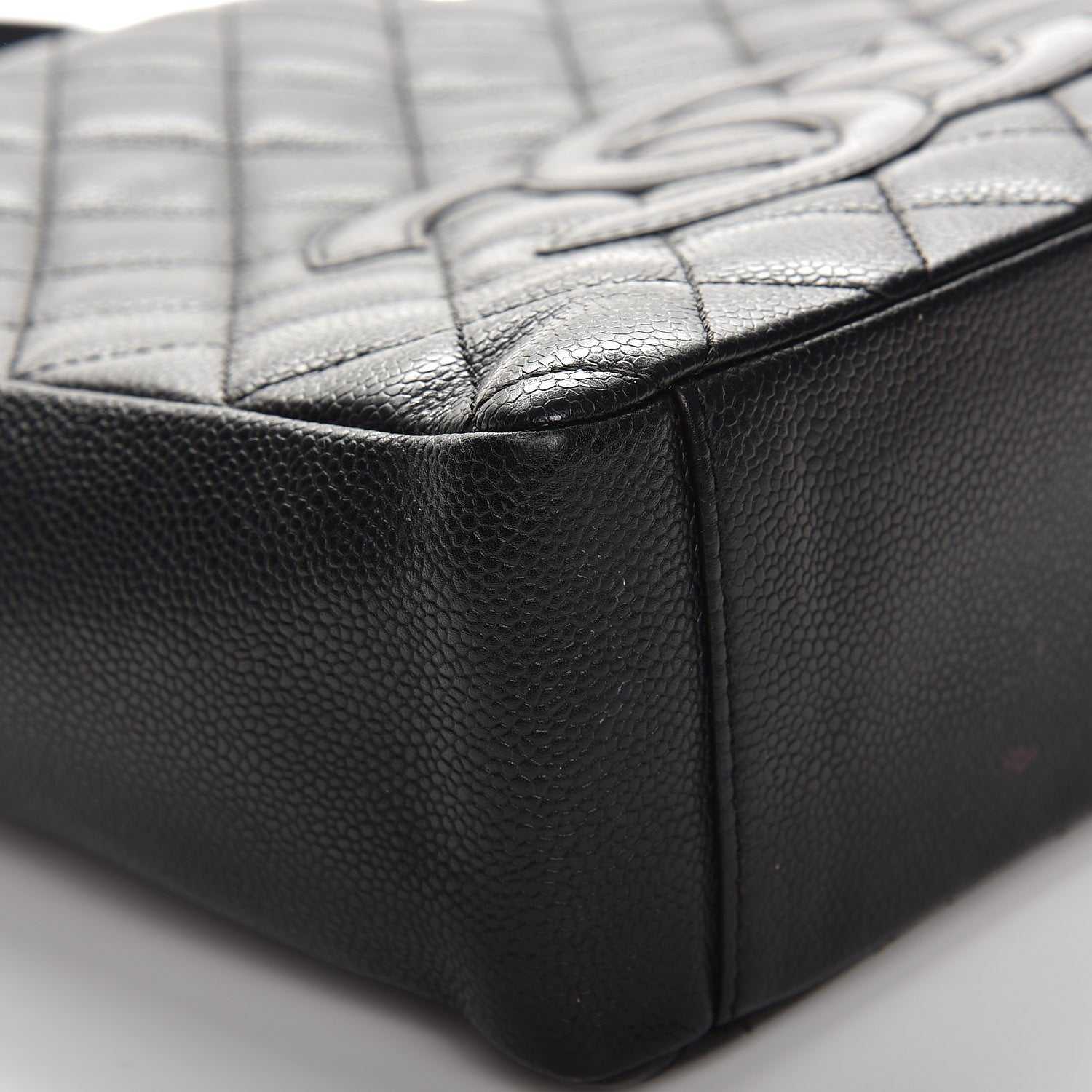 Chanel Caviar Quilted Petit Shopping Tote PST Black 10 of 12