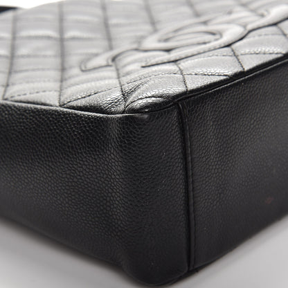 Chanel Caviar Quilted Petit Shopping Tote PST Black 10 of 12