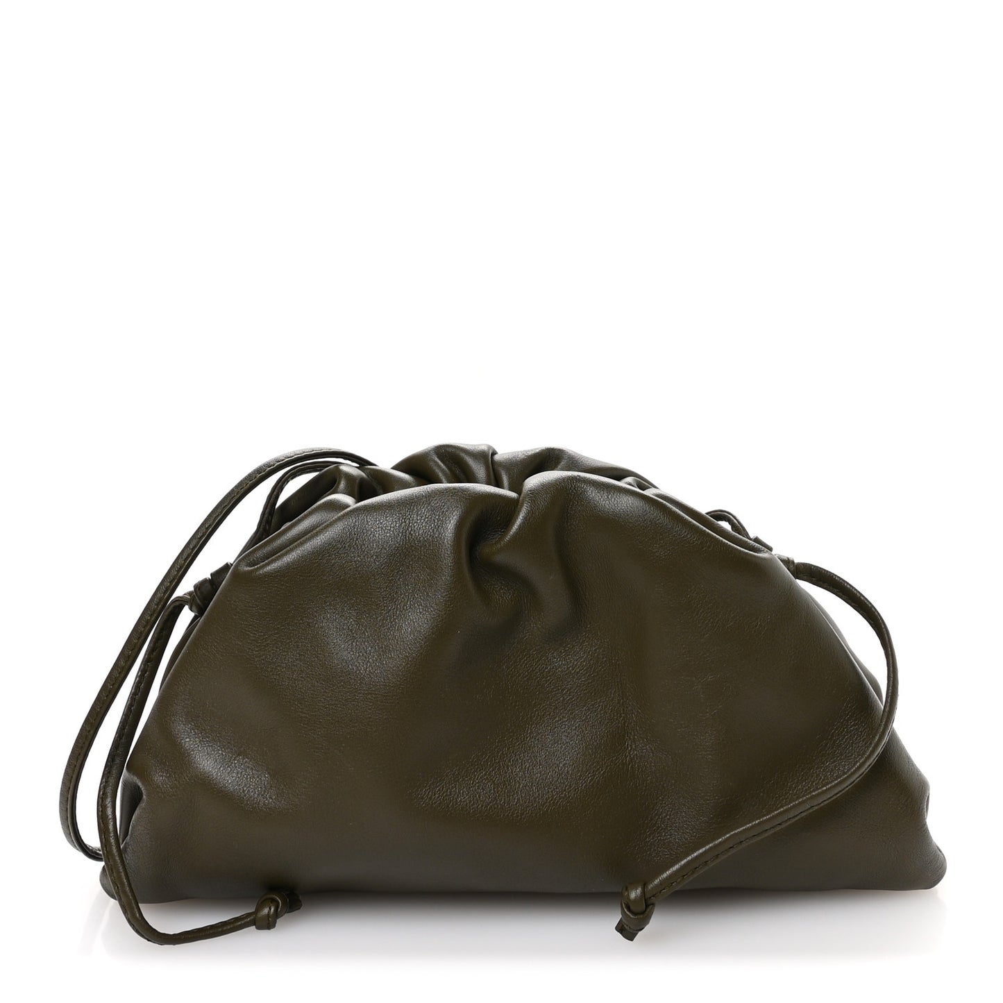 Butter Calfskin The Mini Pouch Kaki Fondente