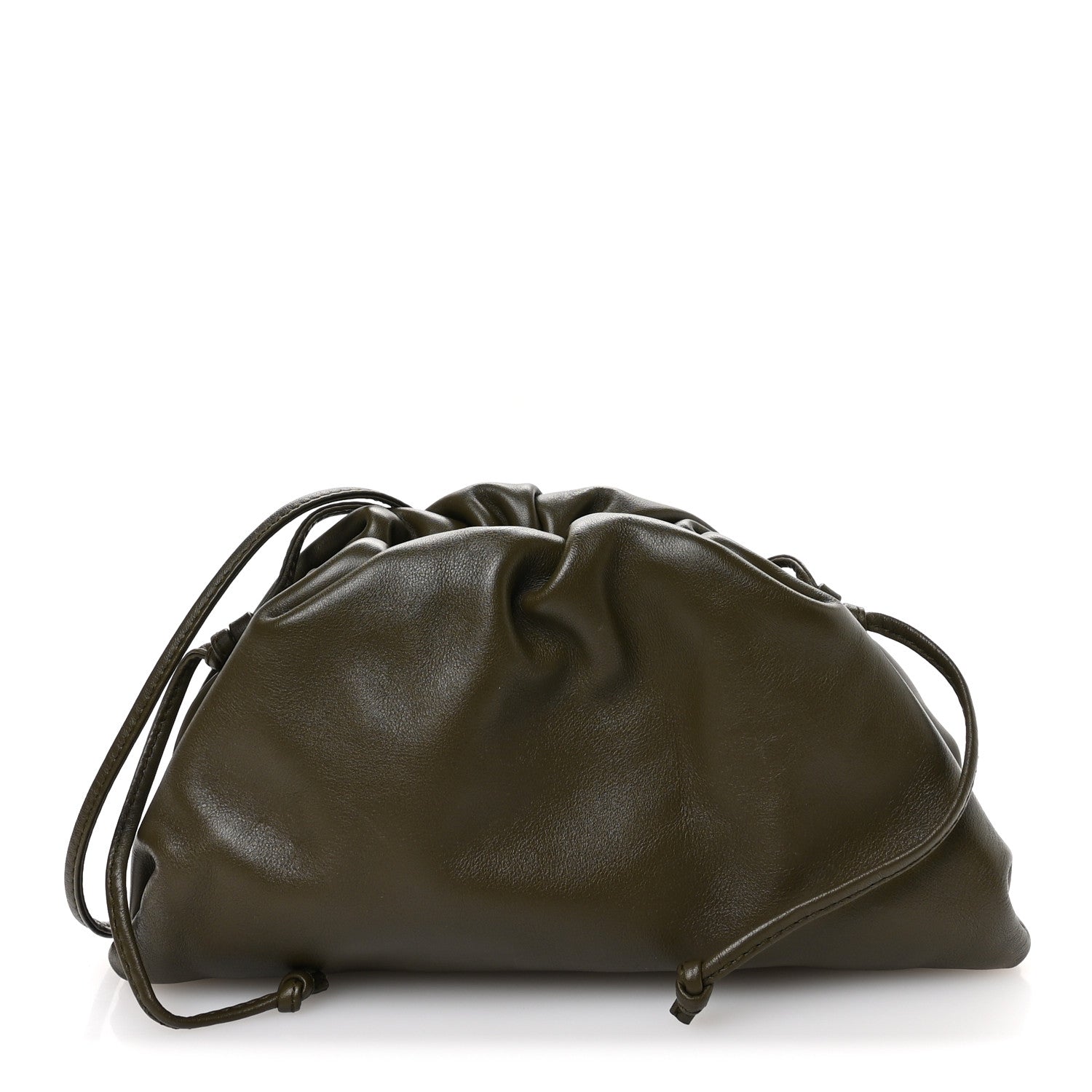 Bottega Veneta Butter Calfskin The Mini Pouch Kaki Fondente 1 of 10